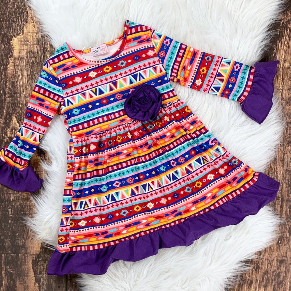 Aztec Print Dress